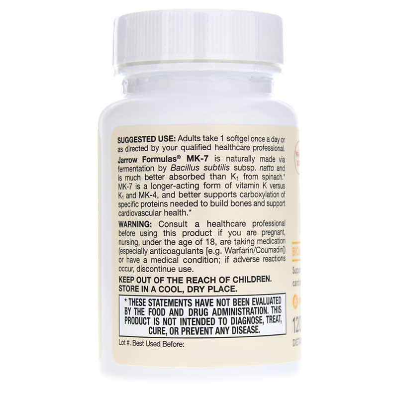 MK7 Vitamin K2 90 Mcg, Jarrow Formulas